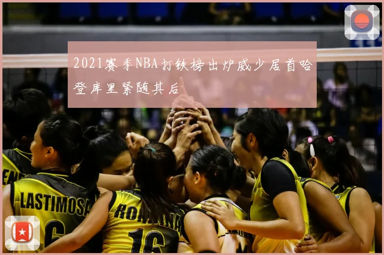 2021赛季NBA打铁榜出炉威少居首哈登库里紧随其后